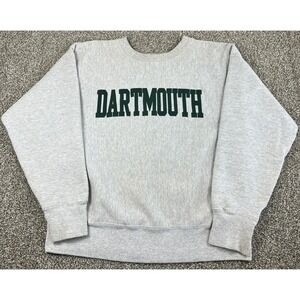 Vintage Cotton Exchange Dartmouth University Gray Crewneck Sweatshirt SMALL